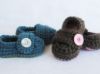 Picture of Baby CROCHET PATTERN Button Strap Booties (5 sizes included from newborn-24 months) Instant Download
