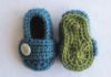 Picture of Baby CROCHET PATTERN Button Strap Booties (5 sizes included from newborn-24 months) Instant Download