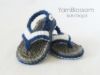 Picture of Baby CROCHET PATTERN - Baby Flip Flops - Instant Download, PDF pattern, baby sandals, baby shoes, crochet sandals