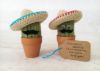 Picture of Amigurumi PATTERN - Carl the Cactus - crochet cactus, sombrero hat, printable gift tags