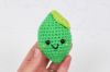 Picture of CROCHET PATTERN - Mexican Fiesta - PDF pattern includes 6 different Mexican food patterns: Avocado, Crunchy & Soft Taco, Lime, Nachos, Salsa