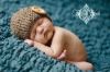 Picture of CROCHET PATTERN - Cute as a Button Beanie - crochet hat pattern, preemie hat sizes, crochet tutorial, 10 sizes included, instant download