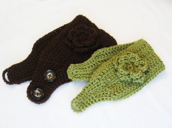 Picture of CROCHET PATTERN - Ear Warmer - crochet headband handmade supplies crochet accessories PDF pattern instant download