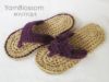Picture of CROCHET PATTERN Indoor / Outdoor Violet Flip Flops (4 women's sizes) PDF Instant Download flip flops for women house slippers summer sandals