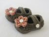 Picture of Baby CROCHET PATTERN - Mary Jane Booties - Instant Download PDF pattern baby girl shoes crochet shoe pattern